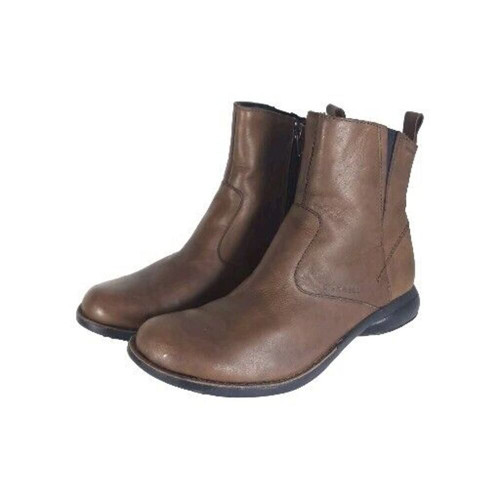 Merrell Women's Tetra Catch Short US9 Brown Leather Waterproof Zip Ankle Boots